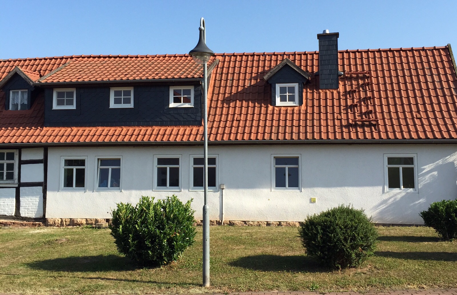 Blick auf das Ferienhaus